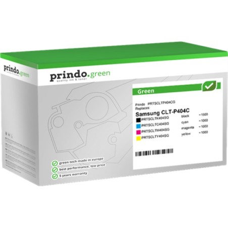 ORIGINAL Prindo Multipack nero / ciano / magenta / giallo PRTSCLTP404CG Green ~4500 Seiten